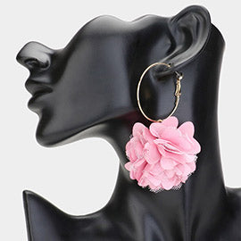 Fabric Dangle Earrings