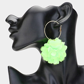 Fabric Dangle Earrings