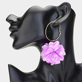 Fabric Dangle Earrings