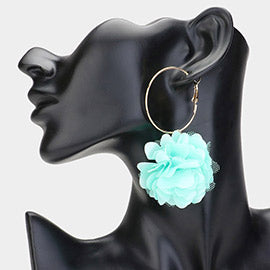 Fabric Dangle Earrings